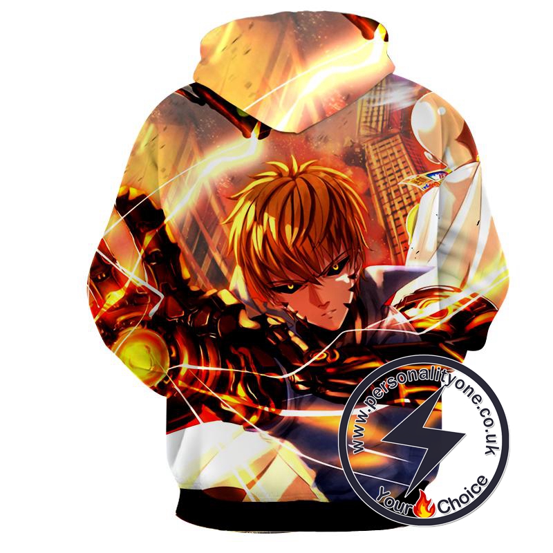 One Punch Man - Genos 3D - Hoodies